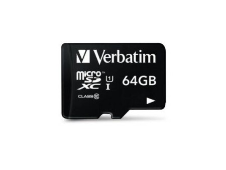 Micro SDXC Card 64GB Class 10 inkl. Adapter